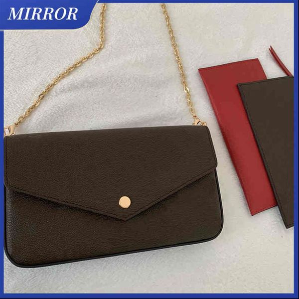 mirror luxury l leather chain bag wallet card bag shoulder messenger purse in stock269p
mirror luxury l leather chain bag wallet card bag shoulder messenger purse in stock269p