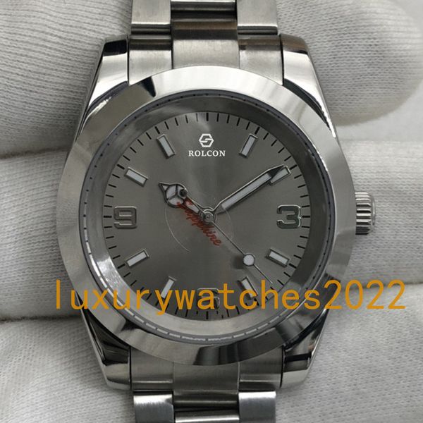 factory supply unix watch silver dial 36mm 114200 st9 steel automatic mechanical 2813 movement outdoor sports stainless sapphire glass wrist, Slivery;brown
factory supply unix watch silver dial 36mm 114200 st9 steel automatic mechanical 2813 movement outdoor sports stainless sapphire glass wrist, Slivery;brown