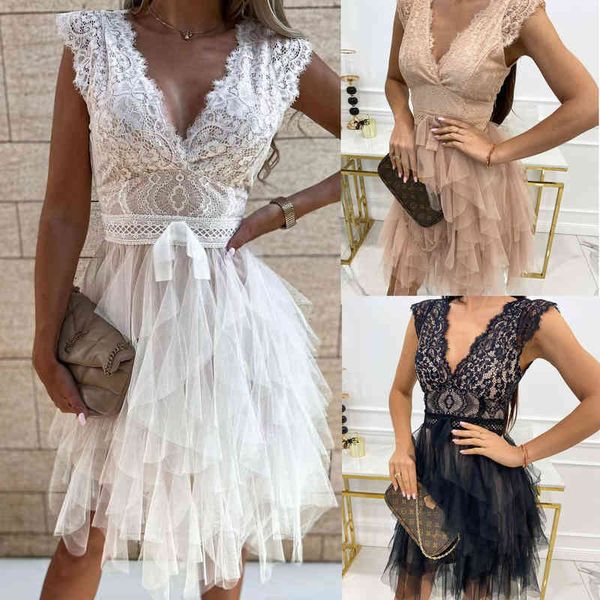 casual dresses spring summer v-neck lace patchwork dress casual short sleeve fashion 1r62, Black;gray
casual dresses spring summer v-neck lace patchwork dress casual short sleeve fashion 1r62, Black;gray
