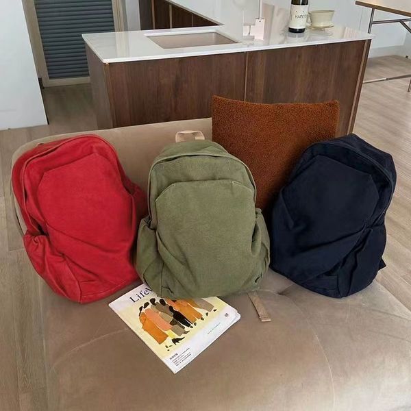 washed canvas backpack simple and versatile college student schoolbag female lazy wind junior high school hanging female
washed canvas backpack simple and versatile college student schoolbag female lazy wind junior high school hanging female