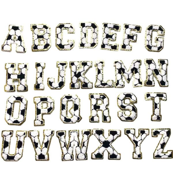 notions 7.5cm football pattern chenille embroidered alphabet letter patches for diy clothing jacket iron on accessories applique, Black
notions 7.5cm football pattern chenille embroidered alphabet letter patches for diy clothing jacket iron on accessories applique, Black