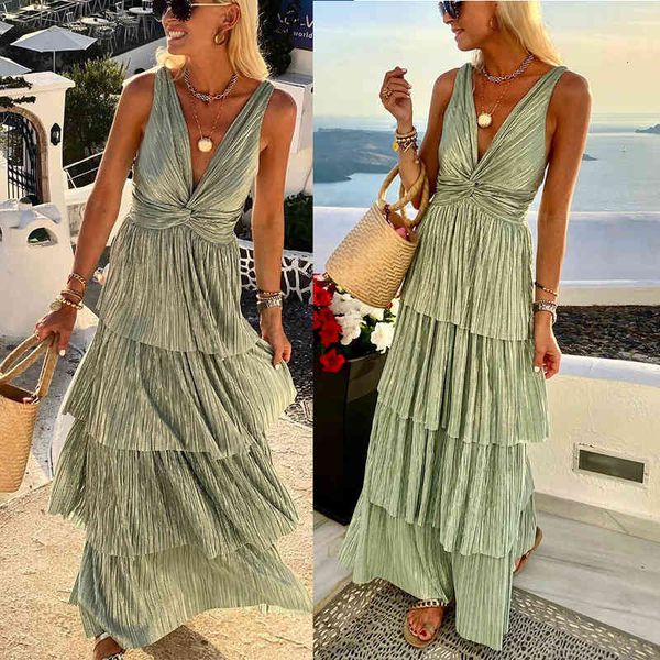 casual dresses spring and summer v-neck layered dress fashion women's party casual tmli, Black;gray
casual dresses spring and summer v-neck layered dress fashion women's party casual tmli, Black;gray