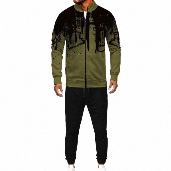 men's tracksuits men's tracksuits two-piece suit splash-ink stand-up collar set sports zipper sweatshirt jacket jogging pants male, Gray
men's tracksuits men's tracksuits two-piece suit splash-ink stand-up collar set sports zipper sweatshirt jacket jogging pants male, Gray