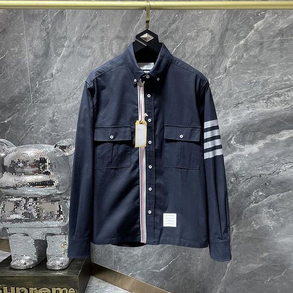 men's casual shirts designer and women's cardigan shirt 2022 spring autumn new trend tb four bar flannel zipper jacket 2bsi, White;black
men's casual shirts designer and women's cardigan shirt 2022 spring autumn new trend tb four bar flannel zipper jacket 2bsi, White;black