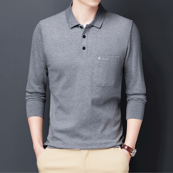 men's polos ymwmhu solid men shirt long sleeve autumn and winter warm tshirts fit slim for man korean fashion clothing 220902, White;black
men's polos ymwmhu solid men shirt long sleeve autumn and winter warm tshirts fit slim for man korean fashion clothing 220902, White;black