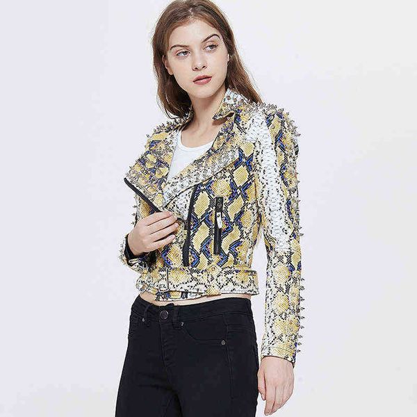 women's down parkas women print graffiti rivets pu coats punk biker motorcycle cazadora cuero mujer dded motorcycle leather spiked leat, Black
women's down parkas women print graffiti rivets pu coats punk biker motorcycle cazadora cuero mujer dded motorcycle leather spiked leat, Black