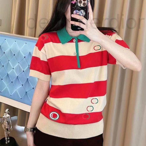 women's sweaters designer letter embroidery knitting polo neck women's short sleeve t-shirt summer 2022 new loose stripe sweater w, White;black
women's sweaters designer letter embroidery knitting polo neck women's short sleeve t-shirt summer 2022 new loose stripe sweater w, White;black