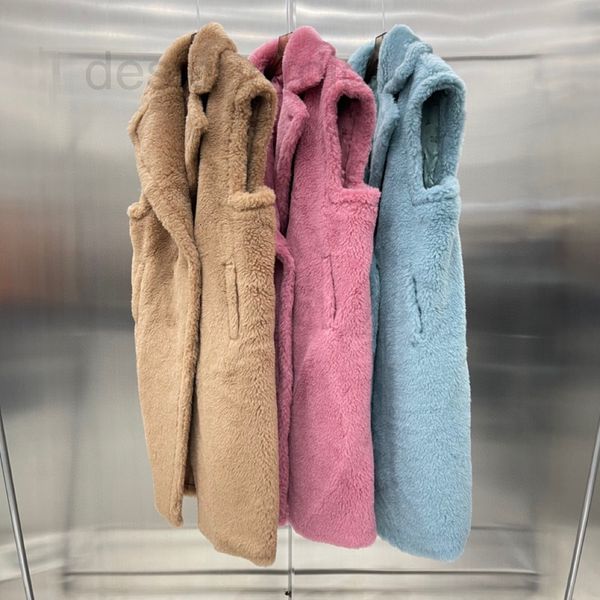 women's jackets designer max teddy bear 2021 classic new high version long vest temperament luxurious lapel fur coat female 9ho4, Black;brown
women's jackets designer max teddy bear 2021 classic new high version long vest temperament luxurious lapel fur coat female 9ho4, Black;brown