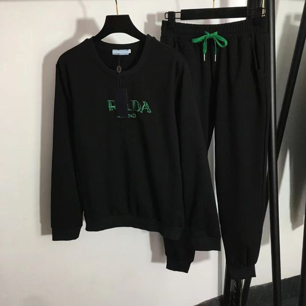 designers tracksuits sport suit new tracksuit fashion prad sports suit chest embroidered letters round neck long sleeve hoodie elastic waist, Gray
designers tracksuits sport suit new tracksuit fashion prad sports suit chest embroidered letters round neck long sleeve hoodie elastic waist, Gray