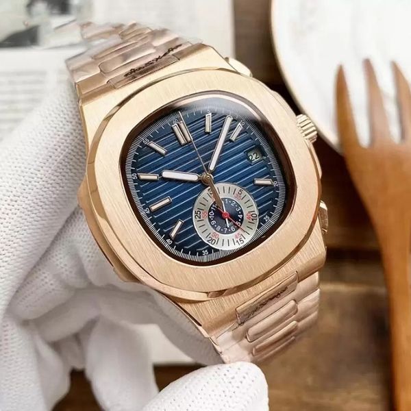 rose gold luxury watch blue dial 40mm aquanaut automatic silver stainless steel case original clasp aaa pp sports luminous wristwatches wate, Slivery;brown
rose gold luxury watch blue dial 40mm aquanaut automatic silver stainless steel case original clasp aaa pp sports luminous wristwatches wate, Slivery;brown