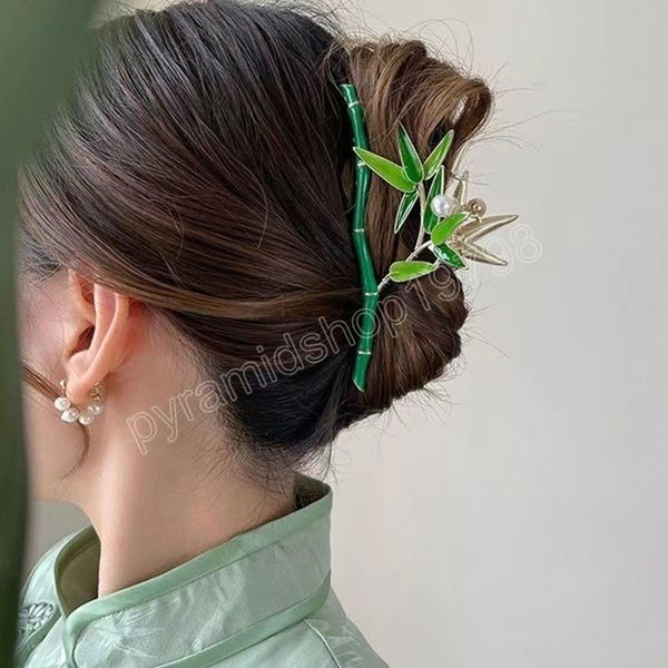women metal hair claw elegant pearl bamboo hair clips barrette crab headband ponytail clip headwear hair accessories tiara, Slivery;white
women metal hair claw elegant pearl bamboo hair clips barrette crab headband ponytail clip headwear hair accessories tiara, Slivery;white