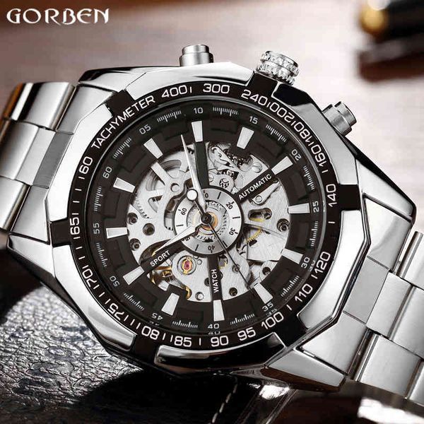 wristwatches tags luxury sier gold automatic mechanical men watch skeleton stainls steel self-wind wrist watch men large clock relogio mascu, Slivery;brown
wristwatches tags luxury sier gold automatic mechanical men watch skeleton stainls steel self-wind wrist watch men large clock relogio mascu, Slivery;brown