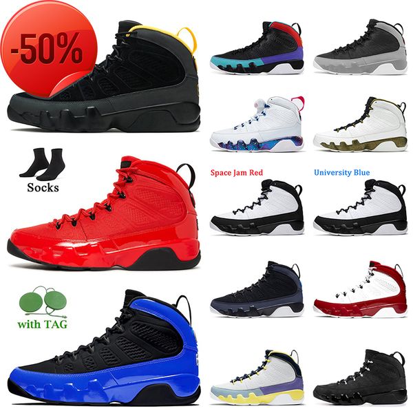 boots fashion jumpman 9s basketball shoes with socks 9 chile red iridescent racer blue particle grey university gold red women mens trainers, Black
boots fashion jumpman 9s basketball shoes with socks 9 chile red iridescent racer blue particle grey university gold red women mens trainers, Black