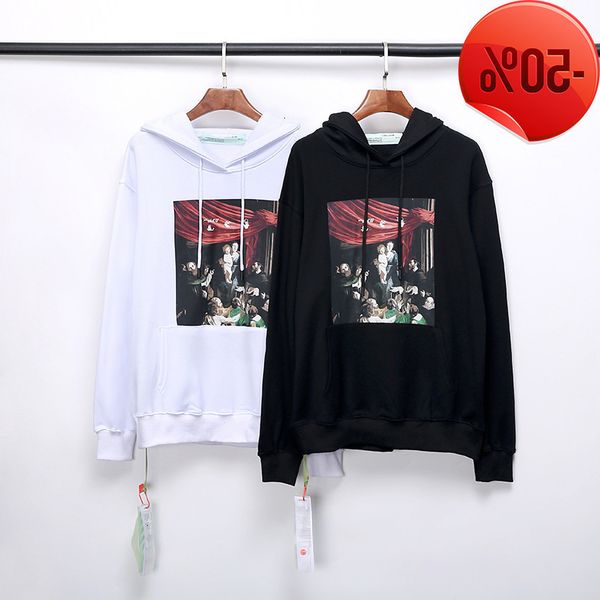autumn and winter new oil painting direct jet printing sweater men and women lovers thin european loose hooded et, Black
autumn and winter new oil painting direct jet printing sweater men and women lovers thin european loose hooded et, Black
