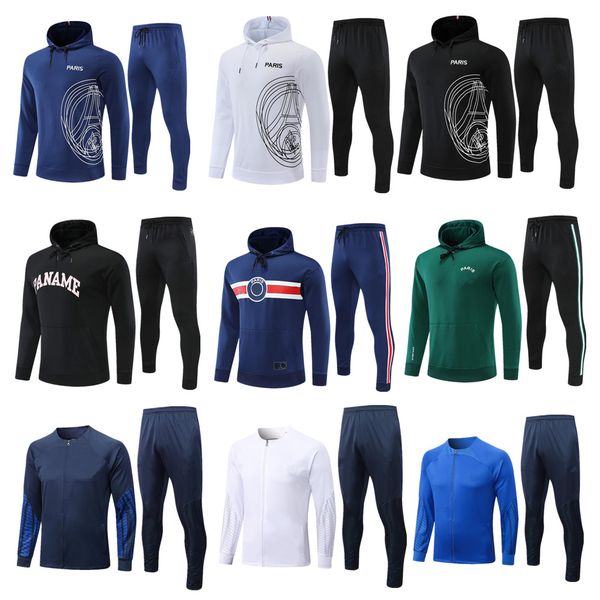 2022 2023 survetement jacket tracksuit soccer training suit sets 22/23 maillot de football jogging hooded tracksuits, Black
2022 2023 survetement jacket tracksuit soccer training suit sets 22/23 maillot de football jogging hooded tracksuits, Black