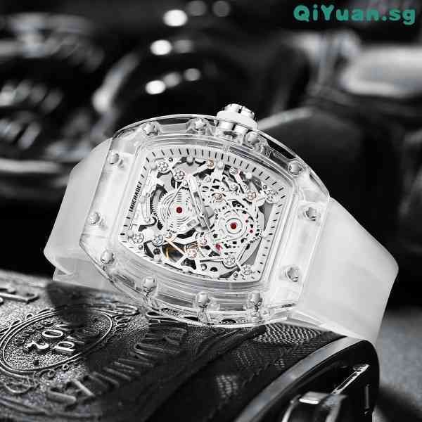 luxury mens mechanics watch richa jinshiton transparent waterproof hollow fully automatic mechanical men's fashion wine barrel mill r//, Slivery;brown
luxury mens mechanics watch richa jinshiton transparent waterproof hollow fully automatic mechanical men's fashion wine barrel mill r//, Slivery;brown