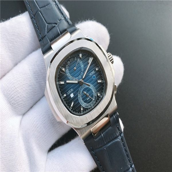 2022 new version luxury watch blue dial 40mm aquanaut automatic silver stainless steel case leather clasp aaa pp sports luminous wristwatche, Slivery;brown
2022 new version luxury watch blue dial 40mm aquanaut automatic silver stainless steel case leather clasp aaa pp sports luminous wristwatche, Slivery;brown