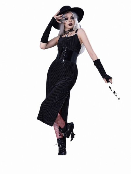 casual dresses halloween witch o-ring linked zipper detail cami dress with arm sleeves without corset t71z#, Black;gray
casual dresses halloween witch o-ring linked zipper detail cami dress with arm sleeves without corset t71z#, Black;gray