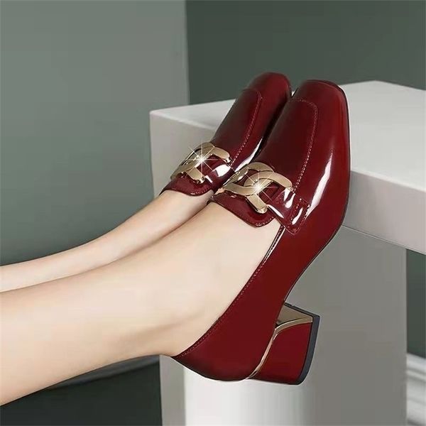dress shoes black wine leather women's loafers spring pumps autumn footwear designer heels woman party ladies 220902
dress shoes black wine leather women's loafers spring pumps autumn footwear designer heels woman party ladies 220902