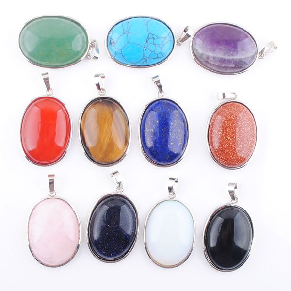 natural stone dangle pendants oval bead for necklace jewelry making amethysts tigers eye agates opal aventurine bn319, Silver
natural stone dangle pendants oval bead for necklace jewelry making amethysts tigers eye agates opal aventurine bn319, Silver