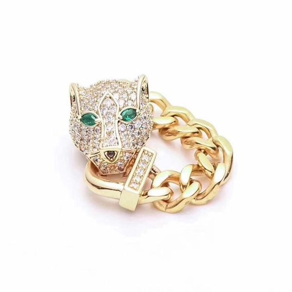 cluster rings fashion designer stainless steel jewelry panther with chain women quality crystal finger ring green eyes261r, Golden;silver
cluster rings fashion designer stainless steel jewelry panther with chain women quality crystal finger ring green eyes261r, Golden;silver