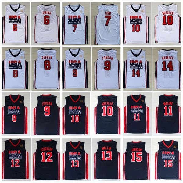 1992 team usa basketball jerseys dream larry bird michael patrick ewing scottie pippen clyde drexler john stockton charles barkley johnson, Black
1992 team usa basketball jerseys dream larry bird michael patrick ewing scottie pippen clyde drexler john stockton charles barkley johnson, Black