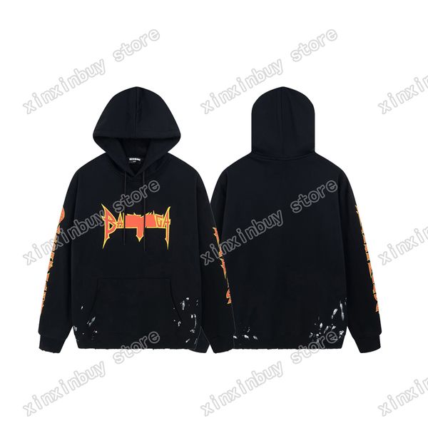 xinxinbuy men designer hoodies paris destroyed letters hand drawn print webbing women sweatshirts oversize black white xs-l, Black;brown
xinxinbuy men designer hoodies paris destroyed letters hand drawn print webbing women sweatshirts oversize black white xs-l, Black;brown