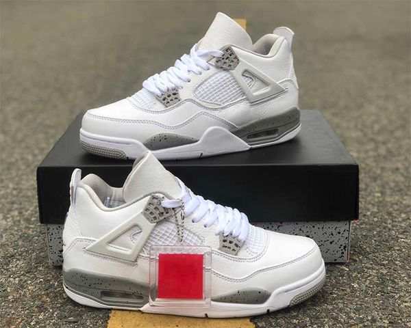 jumpman 4 white oreo basketball shoes 4s tech gray-white sneakers sports with box, Black
jumpman 4 white oreo basketball shoes 4s tech gray-white sneakers sports with box, Black
