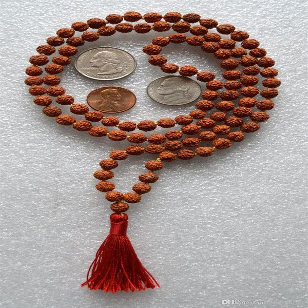 108 rudraksha beads small shiva tears necklace bodhi mala bead natural indian seeds yoga buddhist jewelry hand kontted242a, Silver
108 rudraksha beads small shiva tears necklace bodhi mala bead natural indian seeds yoga buddhist jewelry hand kontted242a, Silver