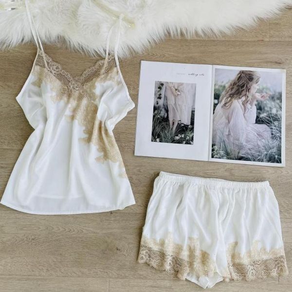 lace satin patchwork sleepwear pyjamas nightwear white summer sleep set, Black;red
lace satin patchwork sleepwear pyjamas nightwear white summer sleep set, Black;red