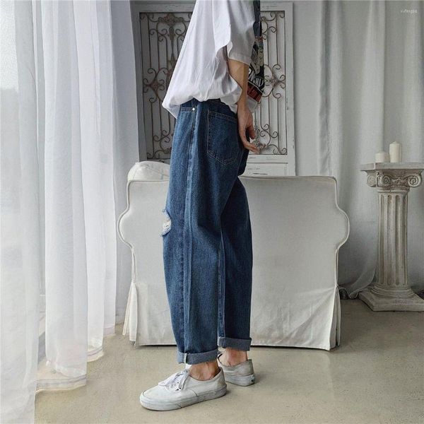 men's jeans j girls ankle length men loose hip hop hole soft trendy large size s-3xl teenagers retro -arrival leisure males daily, Blue
men's jeans j girls ankle length men loose hip hop hole soft trendy large size s-3xl teenagers retro -arrival leisure males daily, Blue