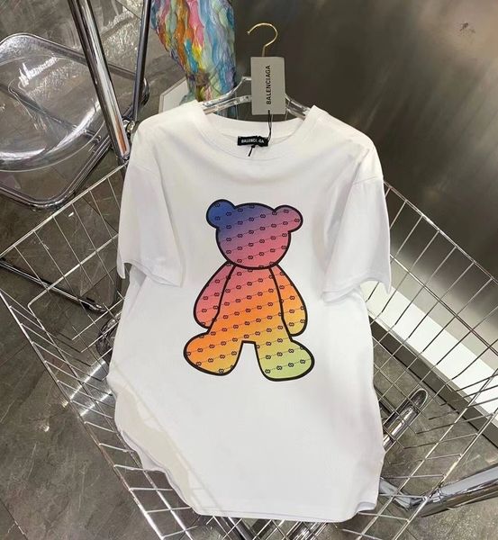 222ss designer cursive balenciga t shirt color of the bear printing cotton short balanciagas sleeve men's and women's casual t-shi, White;black
222ss designer cursive balenciga t shirt color of the bear printing cotton short balanciagas sleeve men's and women's casual t-shi, White;black