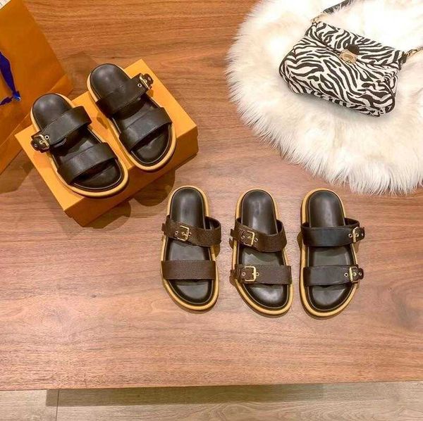 designer buckle latch slippers couples fashion classic slipper designer pu leather beach leisure flip-flops leisure sandal summer with origi, Black
designer buckle latch slippers couples fashion classic slipper designer pu leather beach leisure flip-flops leisure sandal summer with origi, Black