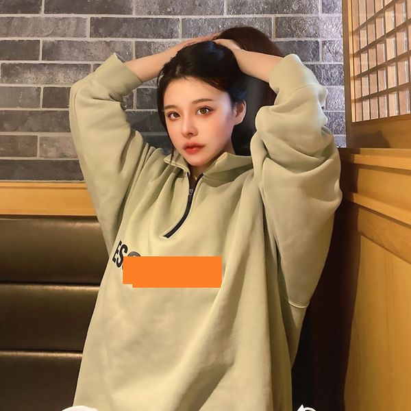new hoodie designer high-end original sweater half zipper tide brand loose fog high street european and american thin velvet spring clothes, Black
new hoodie designer high-end original sweater half zipper tide brand loose fog high street european and american thin velvet spring clothes, Black