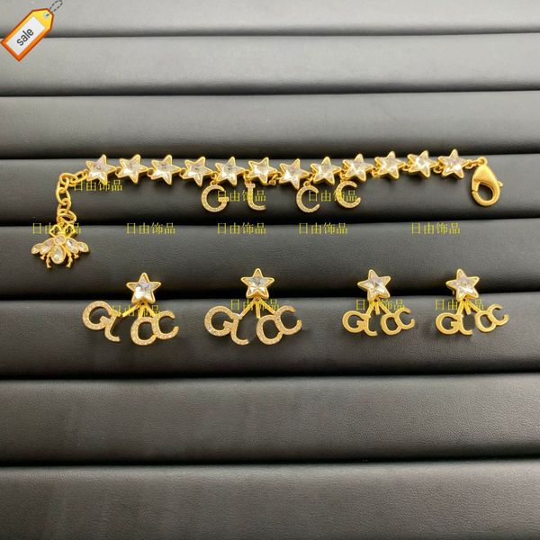 luxury designer necklaces for women g family bracelet / gujia new diamond studded star fashion earrings temperament texture trend jewelry, Silver
luxury designer necklaces for women g family bracelet / gujia new diamond studded star fashion earrings temperament texture trend jewelry, Silver