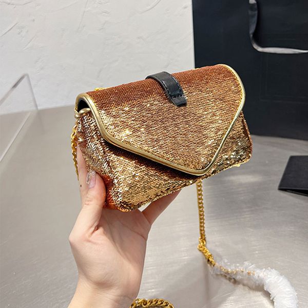mini sequins chain bag golden flap crossbody messenger bags shoulder clutch bag shimmer dinner purse genuine leather fashion letter hardware
mini sequins chain bag golden flap crossbody messenger bags shoulder clutch bag shimmer dinner purse genuine leather fashion letter hardware