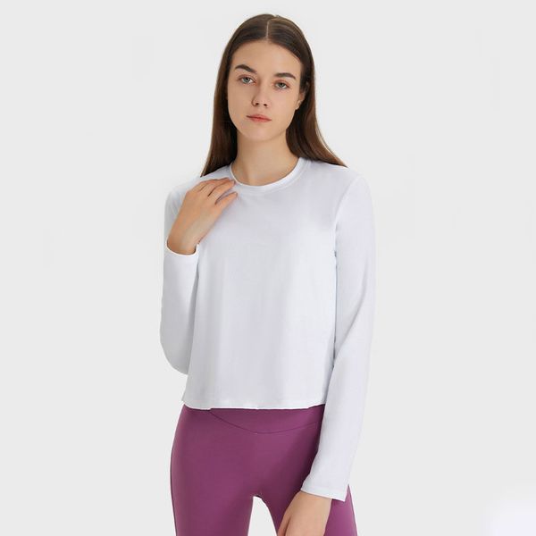 lulu women sweatshirts yoga long sleeve shirts elastic skin-friendly breathable t shirts sportswear side slit fit fitness sports gym clothe
lulu women sweatshirts yoga long sleeve shirts elastic skin-friendly breathable t shirts sportswear side slit fit fitness sports gym clothe