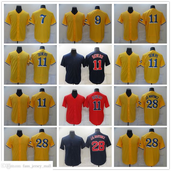 new baseball 11 cool devers jerseys stitched 28 j. d. martinez 9 ted williams jersey breathable sport yellow black grey white home away blan, Blue;black
new baseball 11 cool devers jerseys stitched 28 j. d. martinez 9 ted williams jersey breathable sport yellow black grey white home away blan, Blue;black
