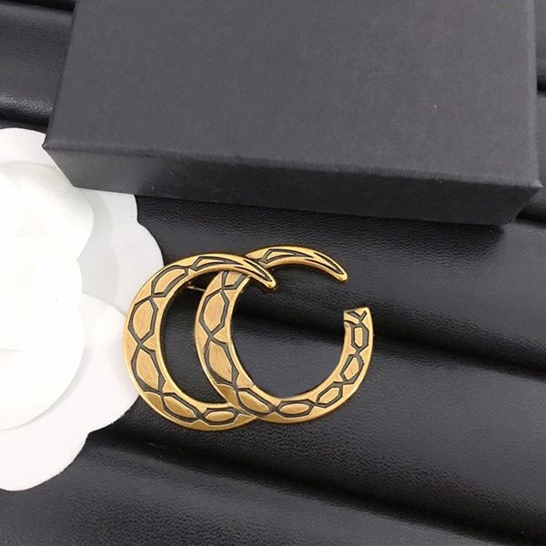 mens womens brooches desigenr double letter 18k gold plated brooches high-end geometry pins brooche women wedding jewelry, Gray
mens womens brooches desigenr double letter 18k gold plated brooches high-end geometry pins brooche women wedding jewelry, Gray