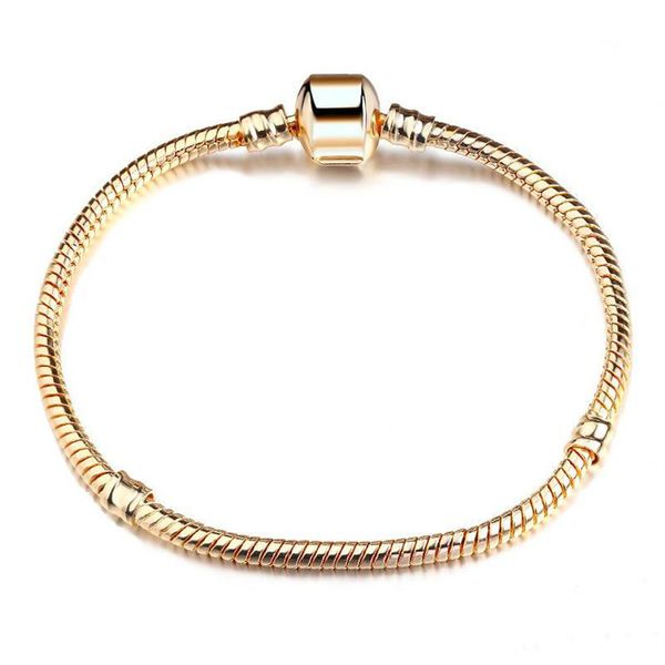 low factory whole 18kgp bracelets 3mm snake chain fit pandora charm bead bangle bracelet jewelry gift for men women2482, Golden;silver
low factory whole 18kgp bracelets 3mm snake chain fit pandora charm bead bangle bracelet jewelry gift for men women2482, Golden;silver