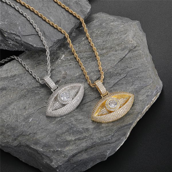 ice diamond eye pendant necklace men's and women's fashion jewelry with tennis chain, Silver
ice diamond eye pendant necklace men's and women's fashion jewelry with tennis chain, Silver