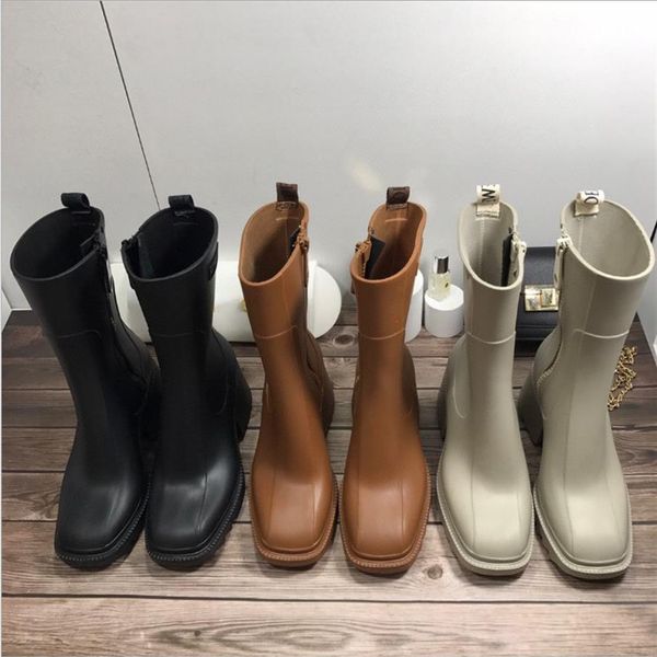 luxury designer womens half boots shoes winter chunky med heels plain square toes shoe rainboots zip women mid calf booty wear resistan274z, Black;red
luxury designer womens half boots shoes winter chunky med heels plain square toes shoe rainboots zip women mid calf booty wear resistan274z, Black;red