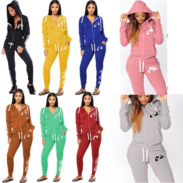 2022 brand women letter tracksuits winter fall zipper two piece sets casual jackets pants hooded sports suit long sleeve outfits dhl 4070, Gray
2022 brand women letter tracksuits winter fall zipper two piece sets casual jackets pants hooded sports suit long sleeve outfits dhl 4070, Gray