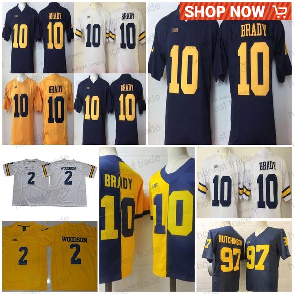 ncaa college football jersey tom 10 brady michigan wolverines hutchinson 2 charles woodson navy white yellow mens jerseys stitched outdoors, Black
ncaa college football jersey tom 10 brady michigan wolverines hutchinson 2 charles woodson navy white yellow mens jerseys stitched outdoors, Black