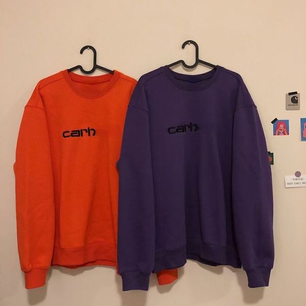 carha sweatshirt mens designer crew neck long sleeve pullover classic embroidered chest letter fleece thermal sweater pullover, Black
carha sweatshirt mens designer crew neck long sleeve pullover classic embroidered chest letter fleece thermal sweater pullover, Black