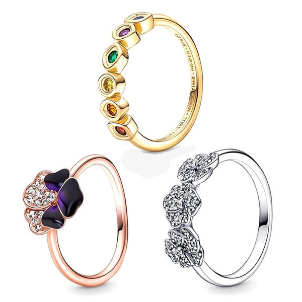 new 100% 925 sterling silver ring fit pandora infiniti stones purple pansy pave flowers spring rings for european women wedding origina247p
new 100% 925 sterling silver ring fit pandora infiniti stones purple pansy pave flowers spring rings for european women wedding origina247p