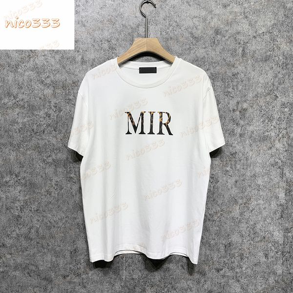 22ss tee leopard print letters cotton loose fashionable and versatile simple short sleeve men women, White;black
22ss tee leopard print letters cotton loose fashionable and versatile simple short sleeve men women, White;black