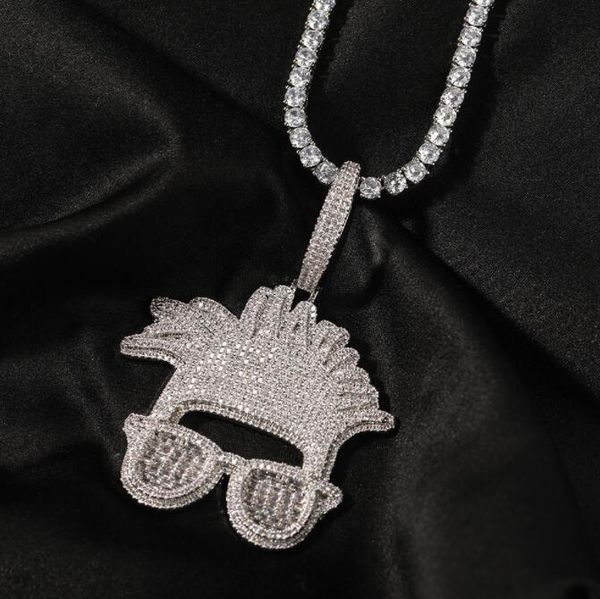 hip hop necklaces aaa cz stone paved bling ice out cool sunglasses rapper avatar pendants for men rapper jewelry, Silver
hip hop necklaces aaa cz stone paved bling ice out cool sunglasses rapper avatar pendants for men rapper jewelry, Silver