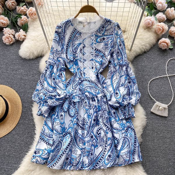 new women dresses vintage summer floral print slim full lady dress a line o neck chiffon pullover mid-calf 2023, Black;gray
new women dresses vintage summer floral print slim full lady dress a line o neck chiffon pullover mid-calf 2023, Black;gray