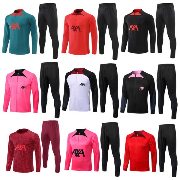 22/23 mens football tracksuits soccer jacket 2022 2023 men training suit survetement foot chandal tuta jogging sets, Black
22/23 mens football tracksuits soccer jacket 2022 2023 men training suit survetement foot chandal tuta jogging sets, Black